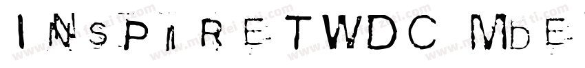 InspireTWDC Mdeium字体转换